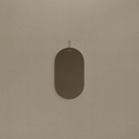 Espelho Multiuso Lapidado Pendurador 60x40cm Oblongo EM64OBP059