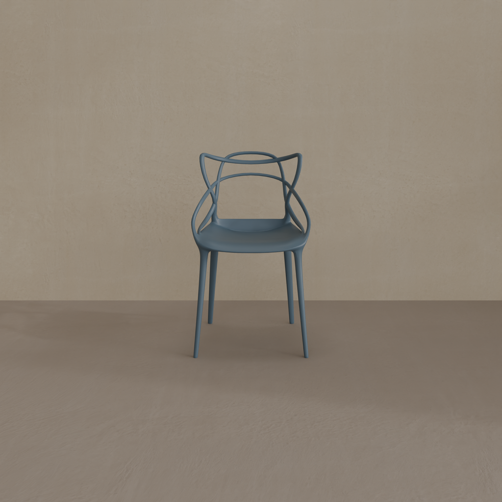 Conjunto de 2 Cadeiras Allegra PP Rivatti Verde Petróleo