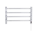 Toalheiro Térmico de Parede 127V (110V) Prata Brilhante Flape