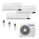 Condicionador de Ar Samsung Multisplit Quente/Frio (2x9.000 BTUs + 1x12.000 BTUs + Condensadora 24.000 BTUs) Instalados