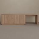 Rack 5 portas Louro Freijó 2,30 L x 0,40 P x 0,60 A (Sudoeste)