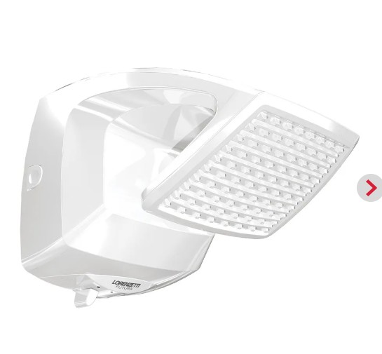 Chuveiro elétrico de parede Lorenzetti Futura Multitemperaturas branco 6800W