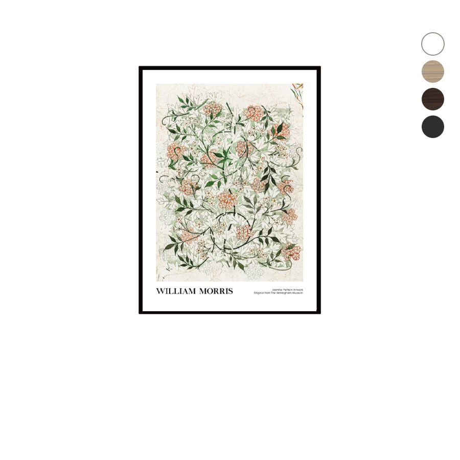 Quadro Decorativo William Morris Jasmine 50 x 70