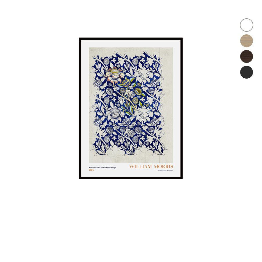 Quadro Decorativo William Morris Wey 50 x 70