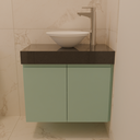 Armário de Banheiro com Porta de Giro Verde (Sudoeste / Contorno – Apt 05 06 Pav 03 04 05)