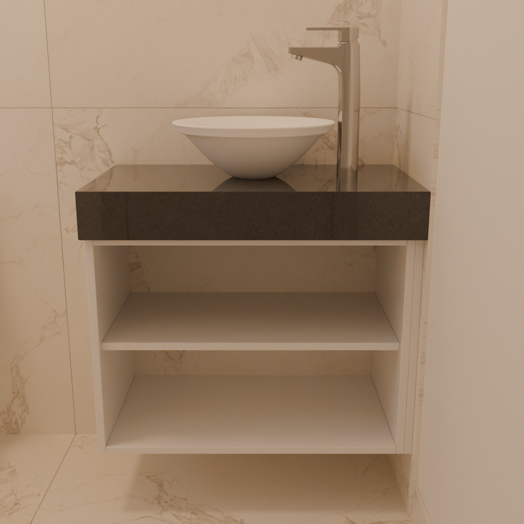 Armário Banheiro de Nicho Branco TX (Sudoeste / Contorno – Apt 05 06 Pav 03 04 05)