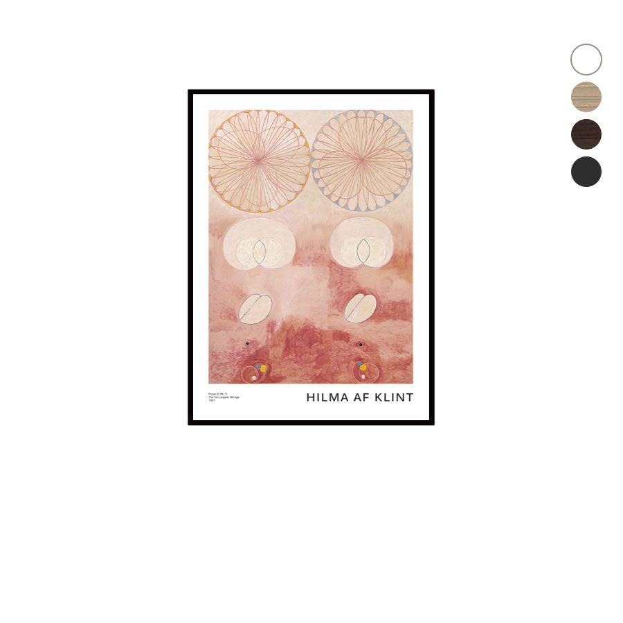 Quadro Decorativo Hilma Af Klint The Ten Largest Old Age 50 x 70
