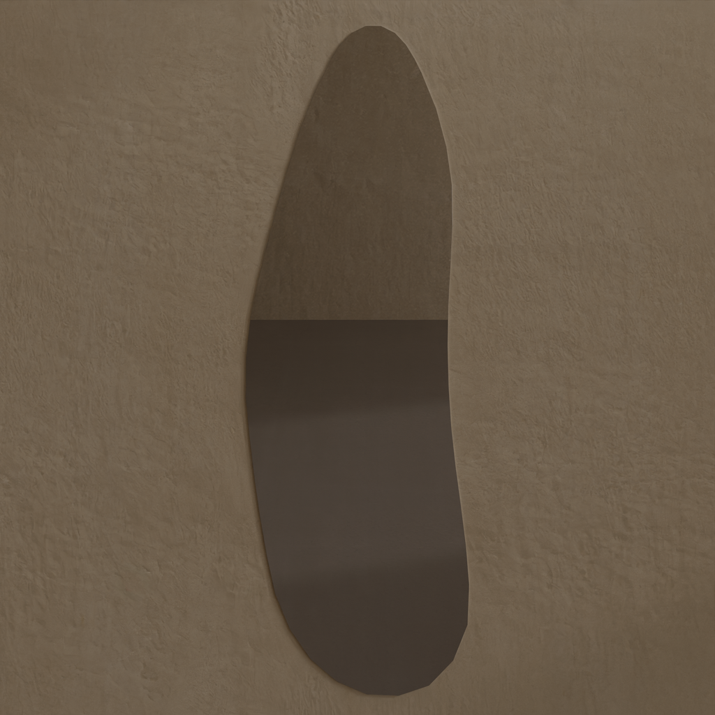 Espelho Orgânico Lapidado 120 x 40 cm
