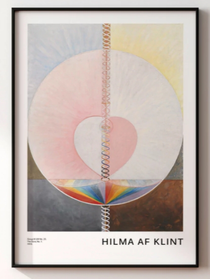 Quadro Decorativo Hilma Af klint The Dove No. 1 50 x 70