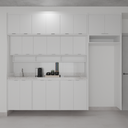 Armário Cozinha Completo com Balcão Branco Tx (Sudoeste / Bias Fortes - Apt 03 04) (CxB)