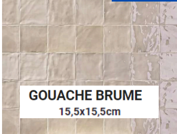 Gouache Brume 15,5x15,5cm  / Parede 