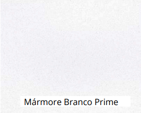 Bancada em Mármore Branco Prime + BitBox + Nicho