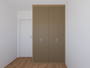 Armário Quarto 1,40 m Brise - Cor Areal e Taupe