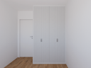Armário Quarto 1,40 m Brise - Cor Branco e Branco Diamante
